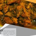 Foto de POLLO AL CURRY CON PATATAS FRITAS O ENSALADA
