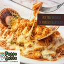 Foto de Tacu tacu en salsa de mariscos (gratinado con 2 quesos)