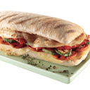 Foto de CIABATTA CON PROVOLONE Y VEGETALES GRILLADOS