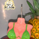 Foto de Vela erótica mujer pabilo