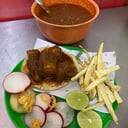 Foto de **COSTILLA**BICTECK**LENGUA**MOLLEJA*LONGANIZA**MORONGA**CHULETA**CARNE ENCHILADA**