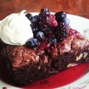 Foto de Brownie con frutos rojos (Gluten Free)