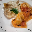Foto de Duo de Tortelloni rellenos de Morcilla