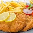 Foto de Suprema con fritas o puré