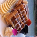 Foto de Waffles de granola y arandanos