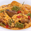 Foto de Arroz caldoso de carne