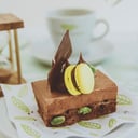 Foto de Cremoso intenso de chocolate y naranjas