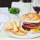 Foto de Hamburguesa casera grillada