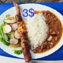 Foto de Brochetas de pollo y embutidos 