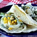 Foto de Taco de rajas con crema