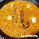 Foto de Arroz con pulpo y vieiras