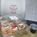 Foto de Uramaki sushi con fresa