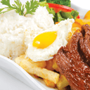Foto de Bistec a lo Pobre