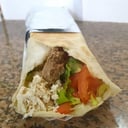Foto de shawarma normal mixto