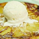 Foto de Panqueque de Manzana con Helado