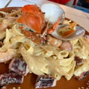 Foto de Pasta en Salsa de Quesos con Mariscos
