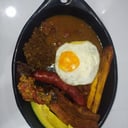 Foto de bandeja paisa grande