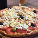 Foto de Pizza Primavera (tomate, huevo y morrón)