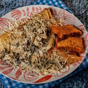 Foto de CHICKEN AND MUSHROOMS CREPES