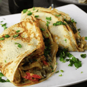 Foto de Crepe de carne stroganoff