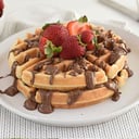 Foto de Waffle de fresas con nutella