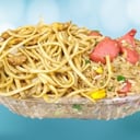 Foto de (COMBINADO DOBLE) Arroz Chaufa de Pollo + Tallarín Saltado de Carne