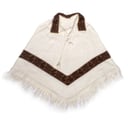 Foto de Poncho para niña blanco (oveja) 