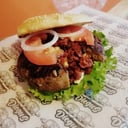 Foto de Hamburguesa con chorizo