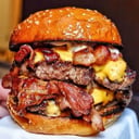Foto de Hamburguesa bbq tocino doble