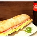 Foto de Baguetin JyQ + Bebida / Ham and cheese baguette with drink