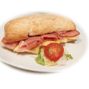 Foto de Baguette de jamón crudo y queso / raw ham and cheese baguette