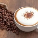Foto de cafe capuchino 