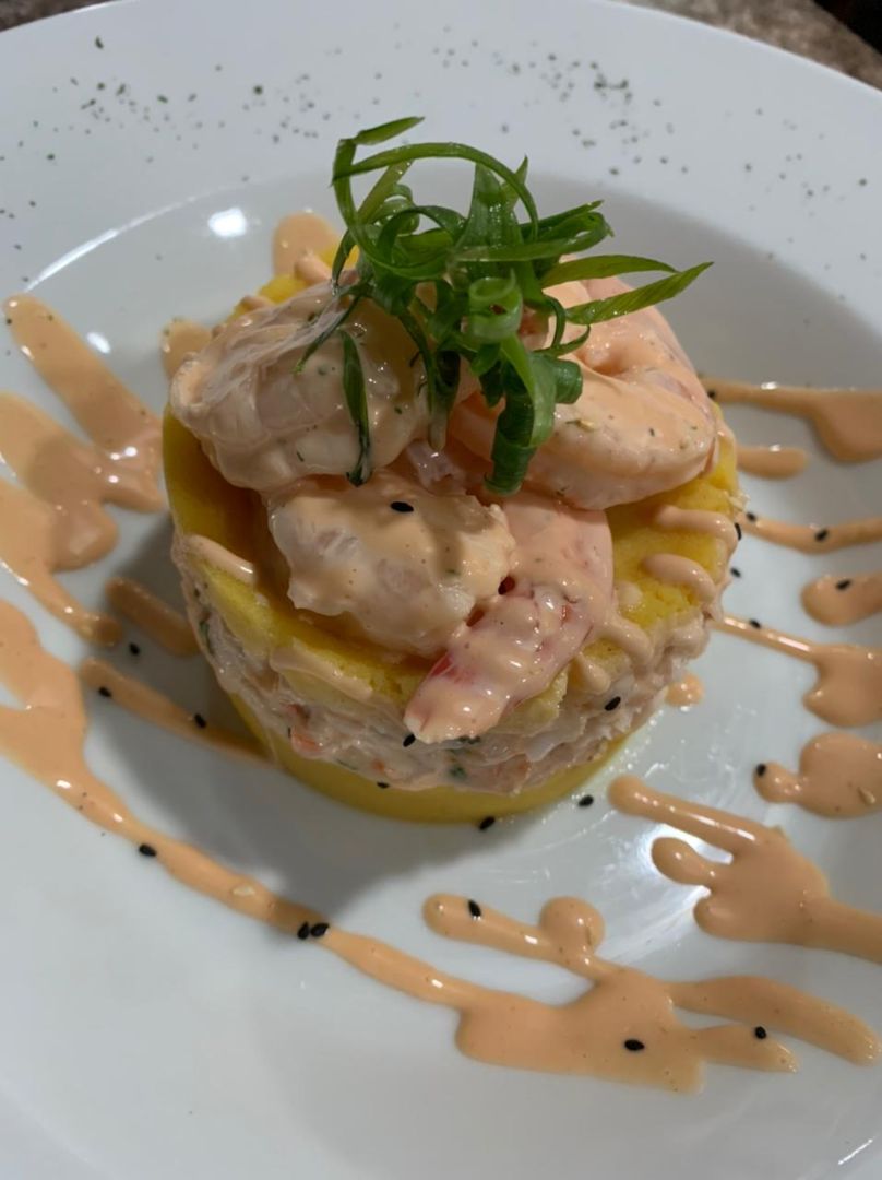 Foto de CAUSA CON CAMARONES