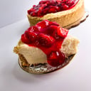 Foto de Rebanada de cheesecake de fresa