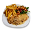 Foto de Pechuga de pollo con champiñones