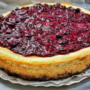 Foto de Cheesecake con salsa de frutos rojos (sin azúcar) (low carb)