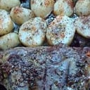 Foto de Pulpon al horno con papas y boniatos