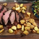 Foto de PICAÑA AL HORNO CON PAPAS Y BONIATOS
