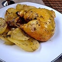 Foto de POLLO AL HORNO CON GUARNICION