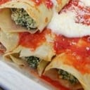 Foto de CANELONES DE VERDURAS A LA ROSSINI