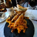 Foto de Berenjenas en tempura con miel de caña