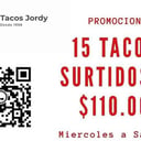 Foto de 15 tacos surtidos
