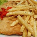 Foto de 155.- Milanesa de pollo con fritas
