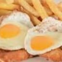 Foto de 404.- Milanesa de pollo a caballo