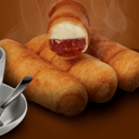 Foto de Tequeños de queso y guayaba: Cheese and guava stick. 4 units.