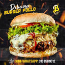 Foto de Burger Pollo en Salsa de Champiñones