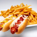 Foto de HOT DOG SENCILLO CON PAPAS