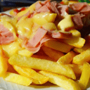 Foto de PAPAS CHEDDAR Y PANCETA A LA PLANCHETA