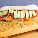 Foto de Vegan sándwich con papas