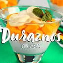 Foto de duraznos con crema